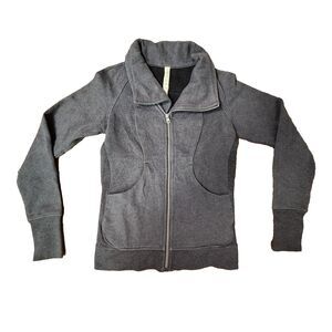 Lululemon Jacket Women's Size 4 Gray Cotton